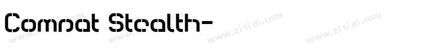 Comsat Stealth字体转换